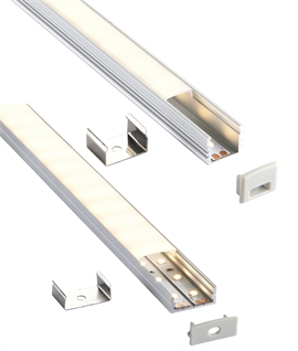 Standard Aluminium LED Tape Profiles - Versatile & Uniform Lighting Solutions