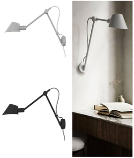 Long Reach Adjustable Wall Light 