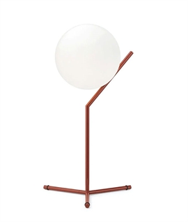 Flos IC T1 High Table Lamp in Burgundy Red - Discontinued Finish