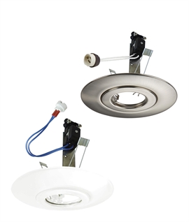Extra Large LED Downlight Complete with Dimmable GU10 Bulb  - Cover Holes up to 140mm