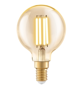 E14 4w 60mm Golf Ball LED Filament Lamp - 2200k