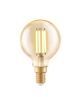 E14 4w 60mm Golf Ball LED Filament Lamp - 2200k