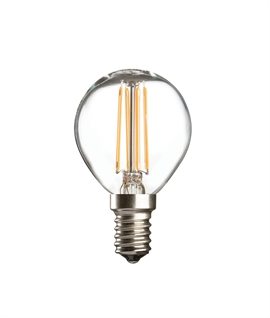 E14 Golf Ball LED Filament Lamp - 400 Lumens