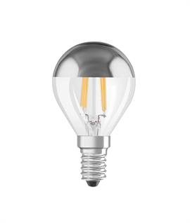 E14 4 watt LED Silver Crown Golf Ball Lamp