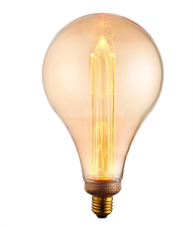 E27 243mm 2.5w Amber Decorative Filament Lamp