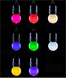 E27 1.5w LED Golf Ball Polycarbonate Lamp 