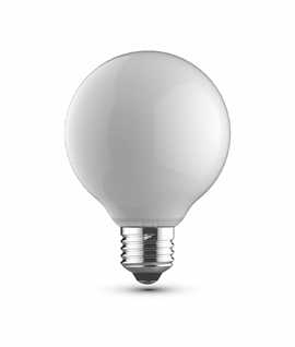 E27 6.5w 80mm LED Opal Globe Lamp - Warm White
