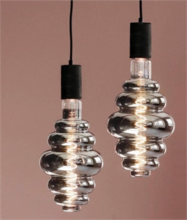 E27 Bibendum Design 200mm Lamp - LED Filament