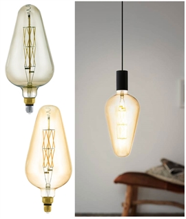 E27 Extra Large LED Cross Filament Lamp