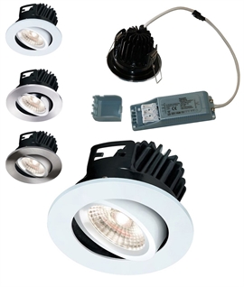 Elite HD 7w COB LED Fire Rated Tilt Downlight
