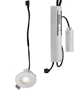 Quick Install LED Emergency Downlight - Offers Maintained or Non-Maintained use