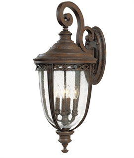 Traditional Bracket Lanterns in English Bronze Finish