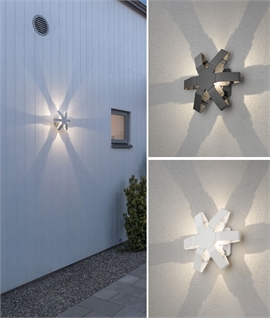 LED Exterior Wall Washing Star Effect Light - 2 Finishes