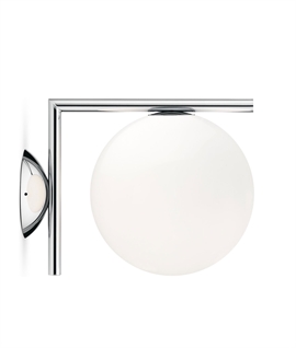 Flos IC Lights C/W1 - Opal Glass Globe Designs by Michael Anastassiades