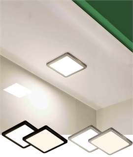 Surface Mounted Slim LED Under Cabinet Light - Black or Brushed Nickel