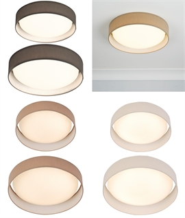 Flush Ceiling LED Light with Opal Domed Diffuser