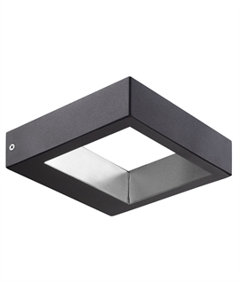 Floating Black Frame Wall Light - Long-Life LED