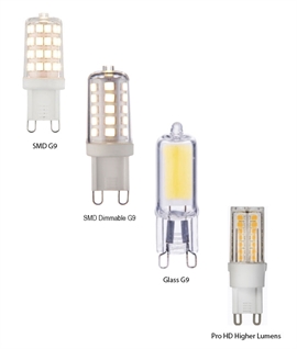 G9 LED Lamp - Various Wattages