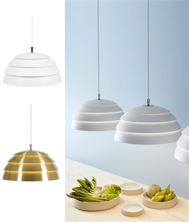 Beehive Style Dome Light pendant - Layered Scandinavian Style