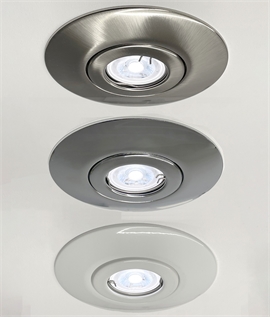 LED Downlight with Dimmable GU10 Bulb to Cover Large Holes