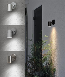 GU10 Lamp Exterior Downlight Wall Light - 4 Finishes