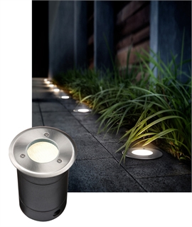 IP67 Recessed Ground Light For GU10 Lamps - 1 Tonne Loading