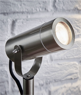 Elevated GU10 Mains Spike Light - Adjustable and IP44 