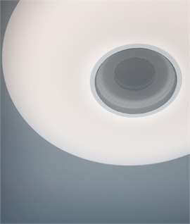 IP54 Smart LED Ceiling Light with Speaker for Wet Areas - Bluetooth Mesh Connected