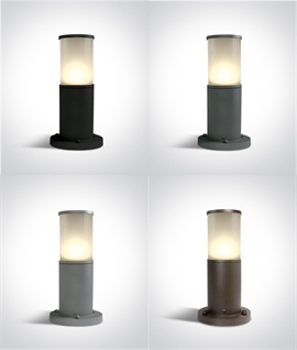 Outdoor IP54 Small Bollard Light for E27 Bulb
