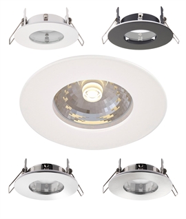 Shallow IP65 Fire Rated GU10 Downlight - Round or Square