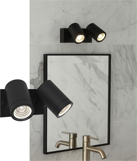 LED Twin Adjustable Bathroom Spotlight - IP65 Rated