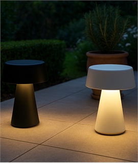Modern Design Rechargeable Table Lamp - IP65 Rated