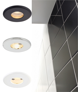 Mains IP65 Fire Rated Recessed Downlight - 4 Finishes
