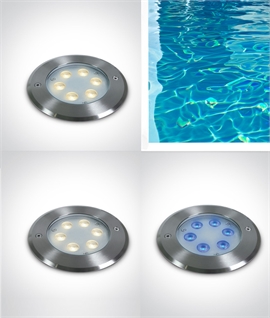 Stainless Steel Underwater 6w LED Spotlight - IP68 Rated