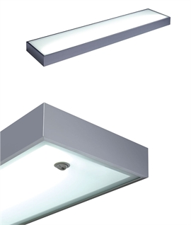 Modern LED Box Shelves - Strong Aluminium Frame Envelops Floating Glass, Casting a Stylish Glow in Your Space