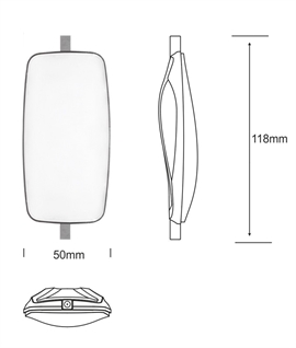 LED Replacement for Linear Halogen Bulbs