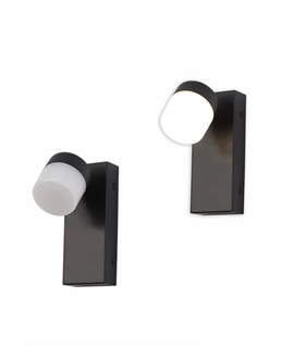 Bathroom Adjustable Single Spot LED Wall Light - IP44