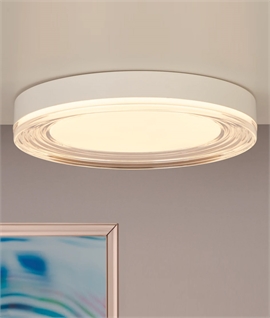 Round LED CCT Variable Flush Light for Wall or Ceiling 