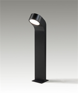 Exterior Bollard for Lighting Pathways and Driveways – Wide Beam, Low-Glare, IP65