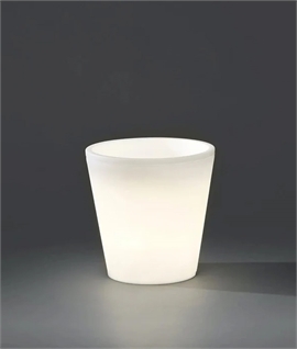 Single Illuminated Plant Pot - Measures 280mm