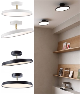 Adjustable LED Ceiling Light - Low Profile Dia 400mm