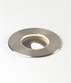 Adjustable Outdoor Recessed LED Light - Wall or Ground Installation
