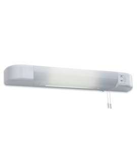 LED Dual Voltage Shaver Light - 8w Chrome or White