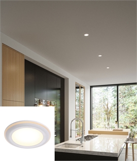 Illuminated LED Rim White Downlight with 3 Stage Dimming