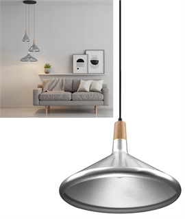 3 Shade Cluster Pendant Light - Aluminium Metal Shades
