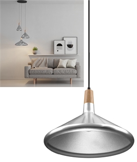 Triple Scandinavian Style Pendant - Aluminium Metal Shades