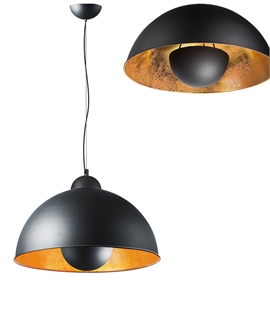 Large Ceiling Pendant with Parabolic Reflector