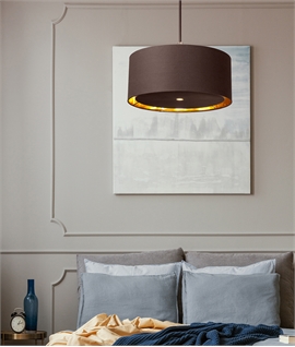 Drop Rod Drum Pendants - Acrylic Diffuser 