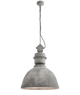 Original Design Factory-Style Pendant Light - Crafted in India