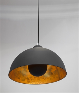 Large Ceiling Pendant with Parabolic Reflector